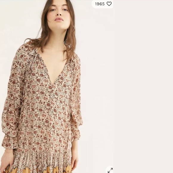 Free People Feeling Groovy Border Long Maxi Dress - Picture 3 of 5